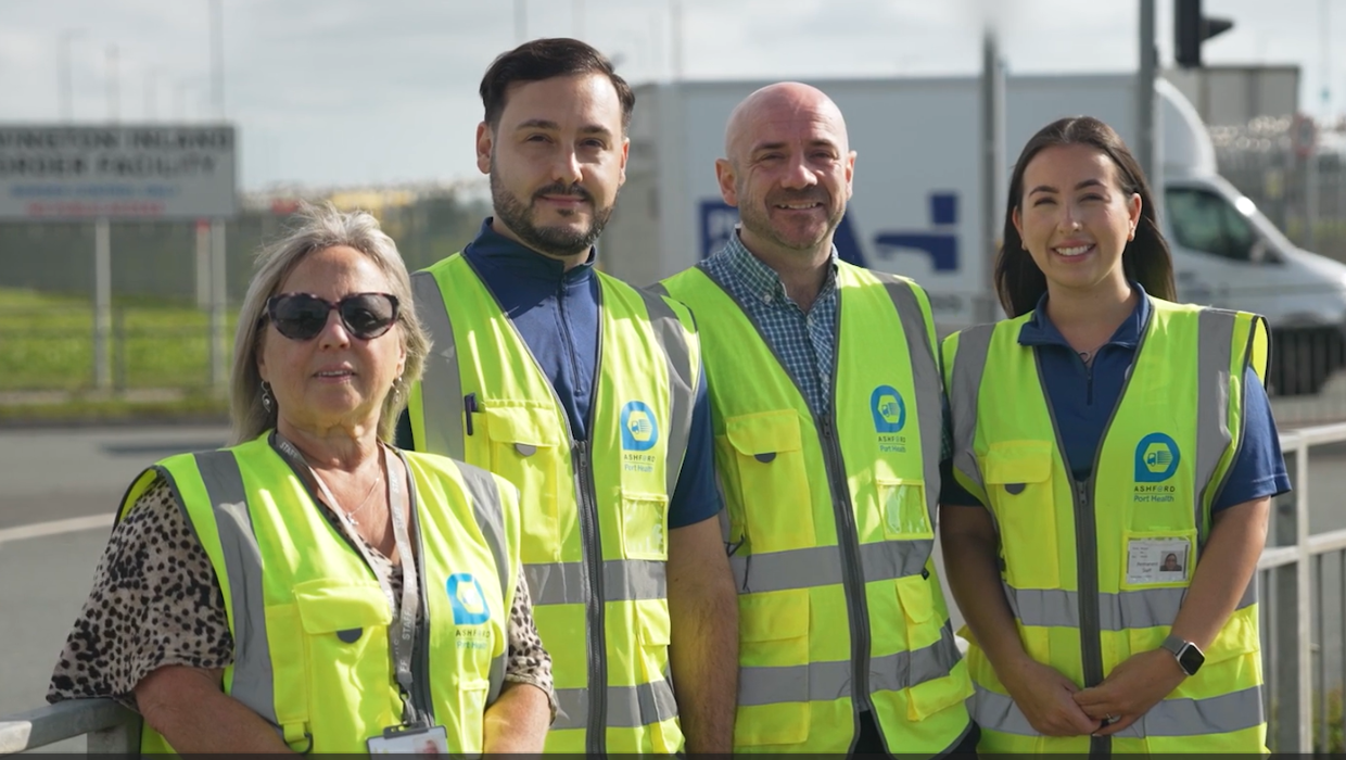 News article entitled All about Ashford Port Health - Watch our Video