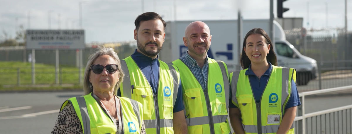 News article entitled All about Ashford Port Health - Watch our Video